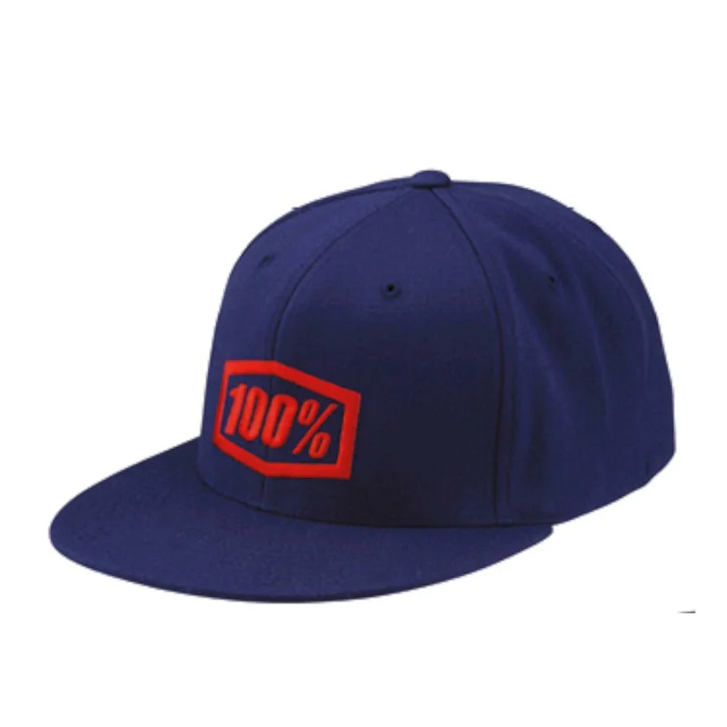 100% J-FIT Flexfit Hat Navy Hombre
